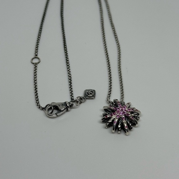David Yurman Jewelry - David Yurman Starburst Necklace with Pink sapphires